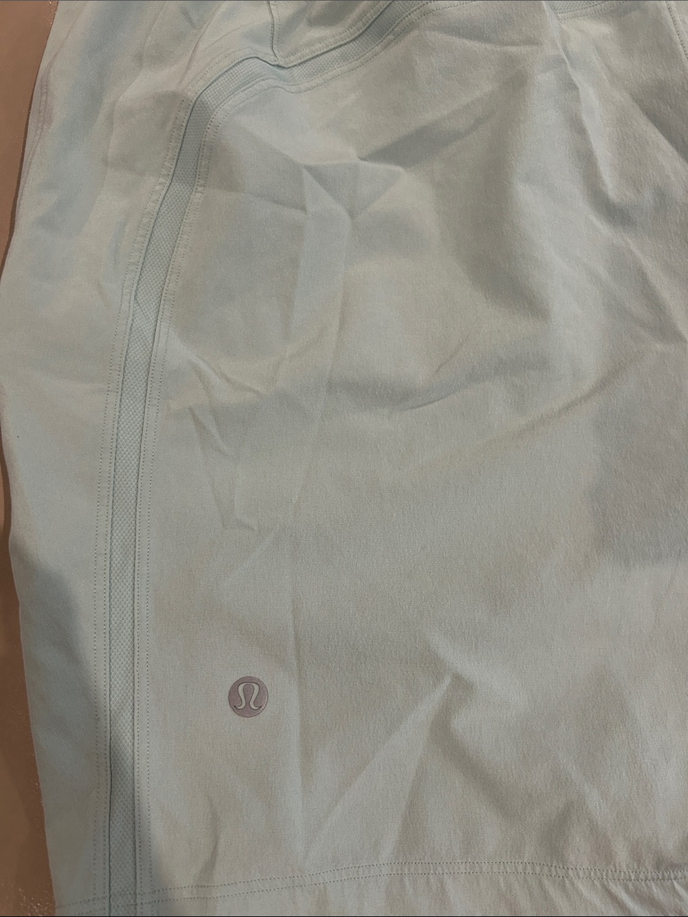 lululemon athletica Light Aqua Athletic Shorts - Picture 2 of 4
